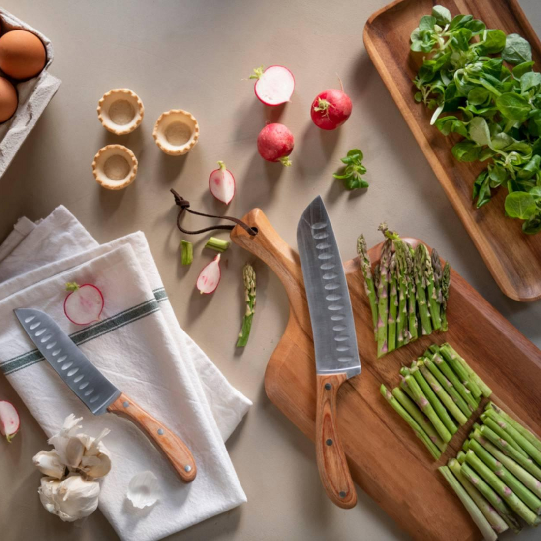 Set couteaux Santoku