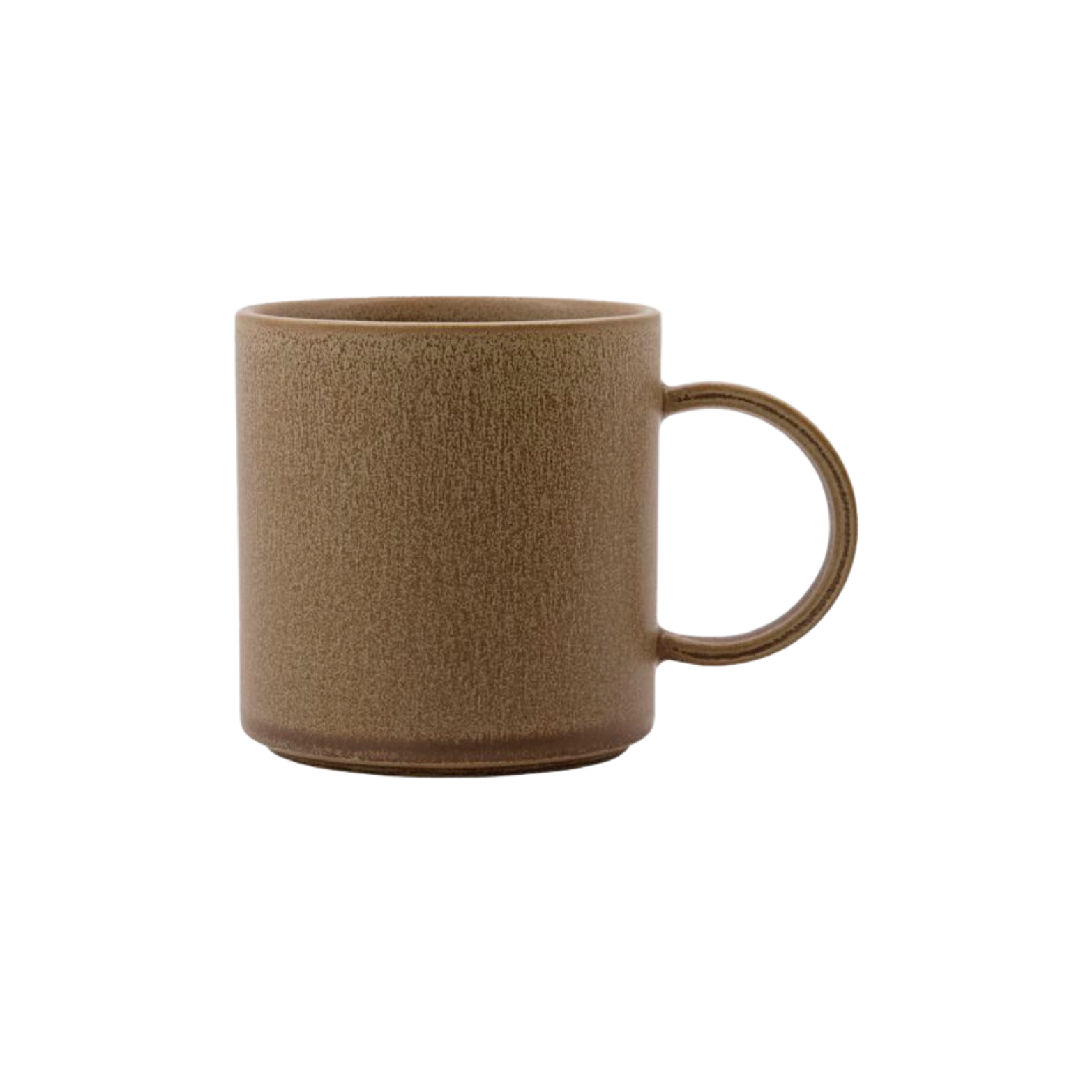Tasse mug Cara en gres couleur Camel