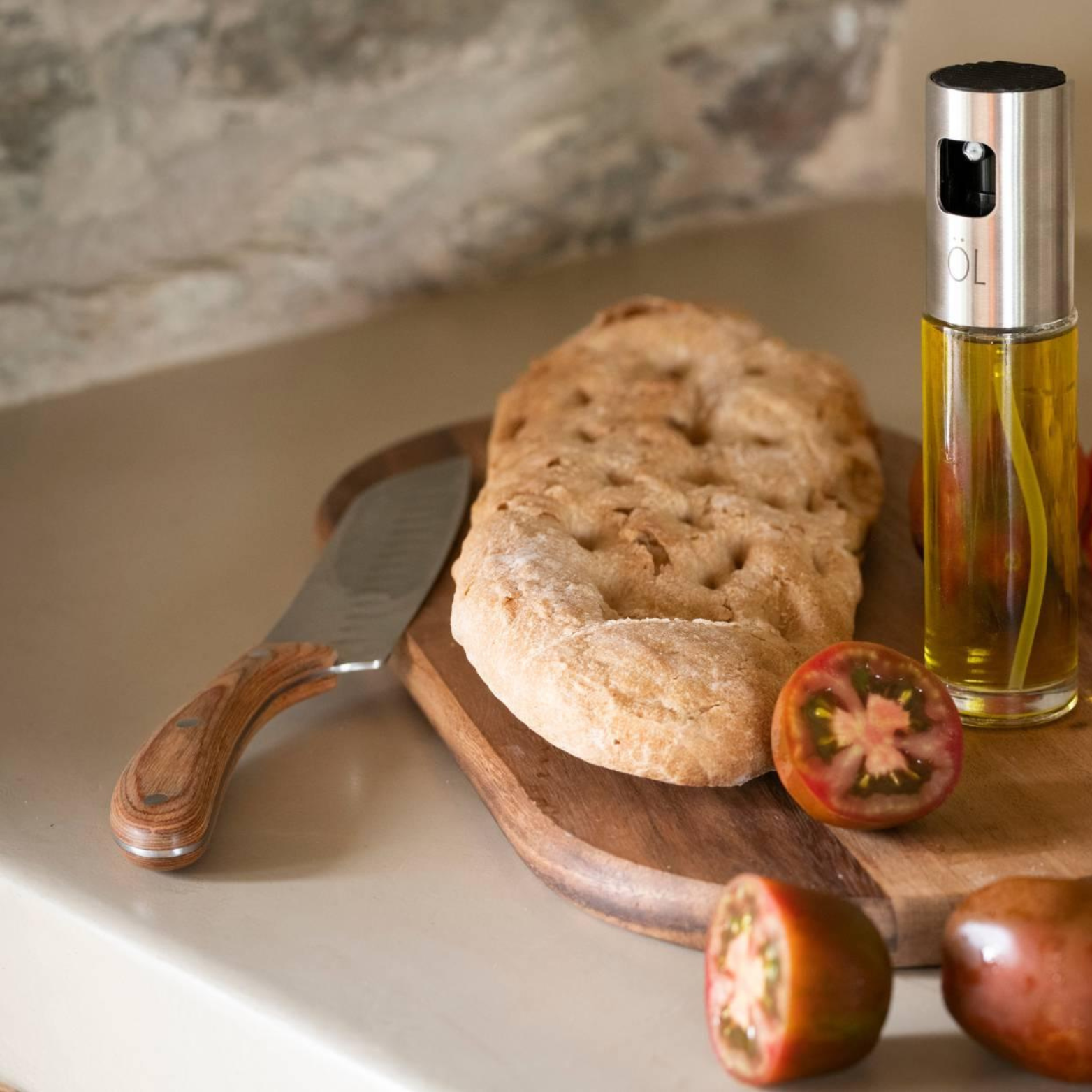 couteaux santoku en acier inoxydable