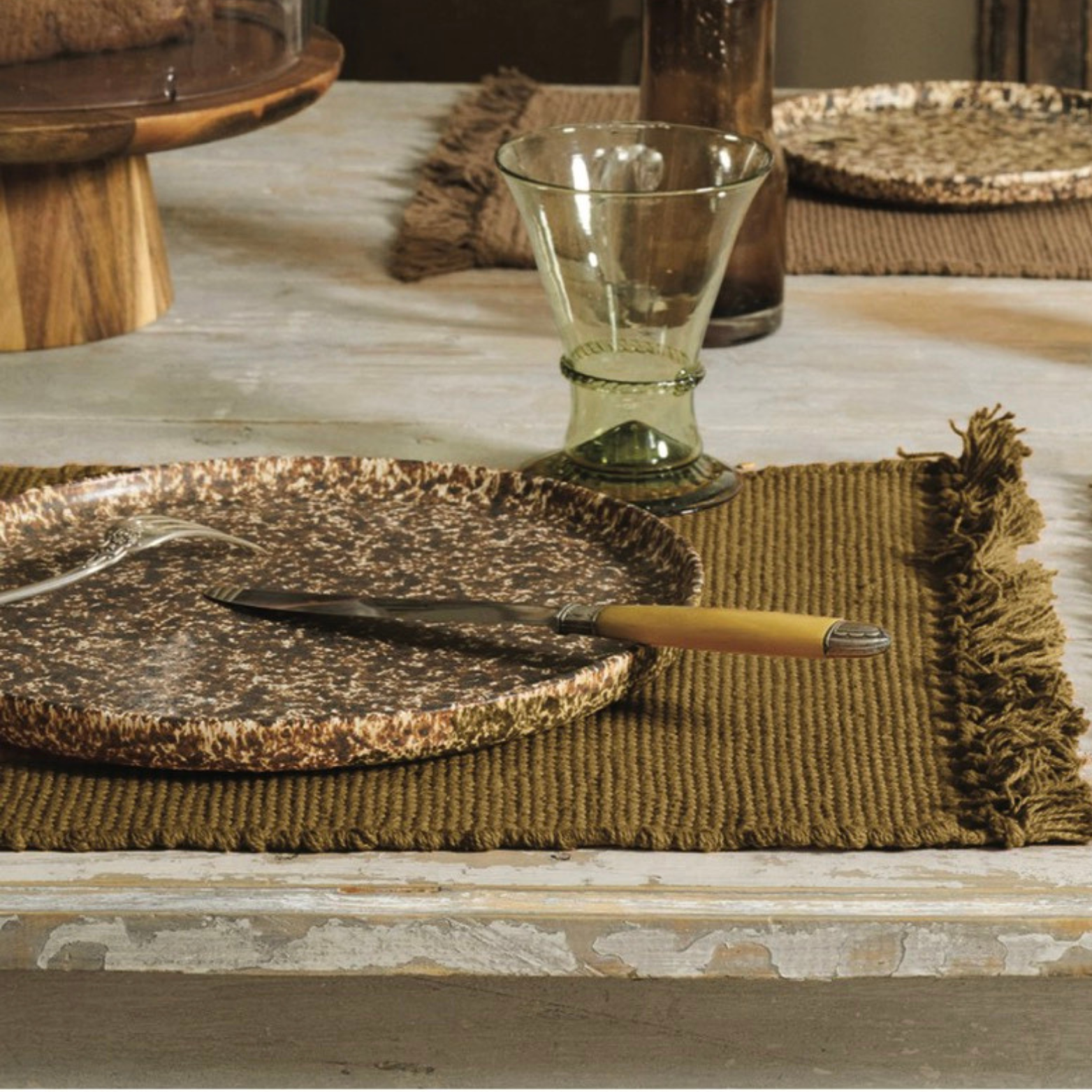 set_de_table_coton_camel