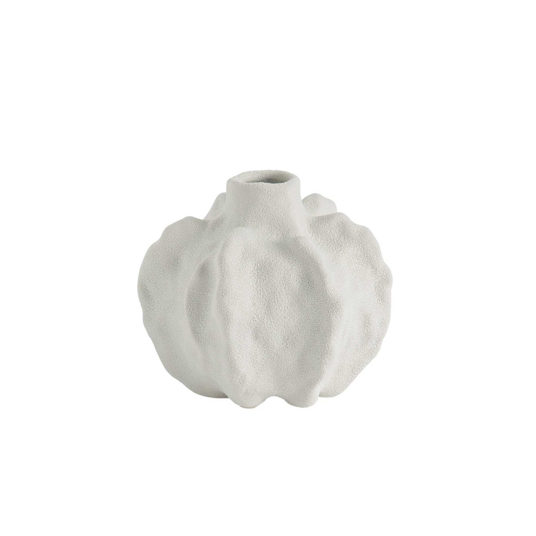 vase corail ceramique blanc