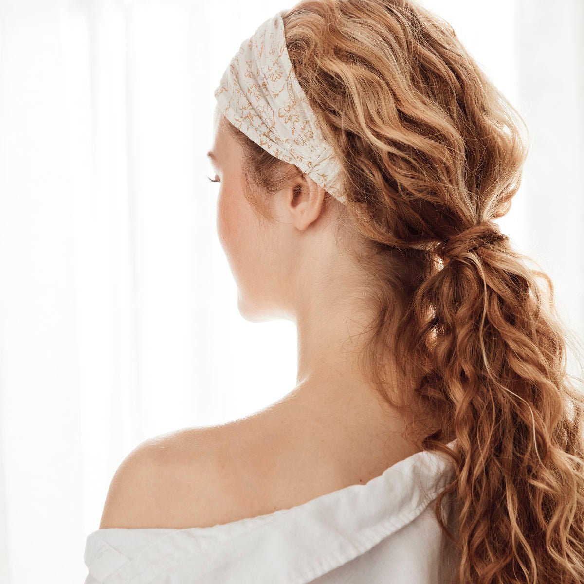 Bandeau-pour-les-cheveux-Lutea-Blanc-cassé-et-moutarde