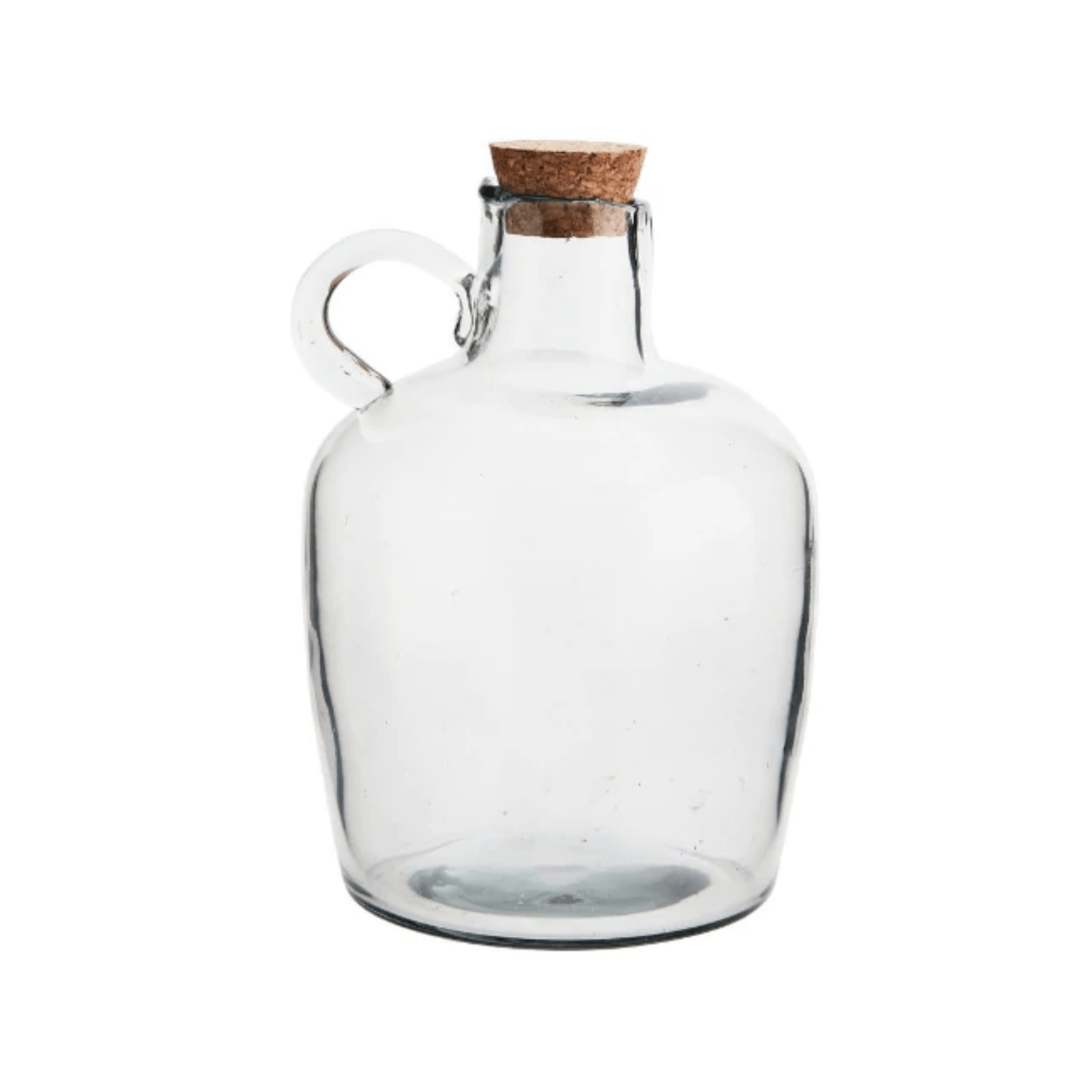 Bouteille en verre transparent grande contenance bouchon liege