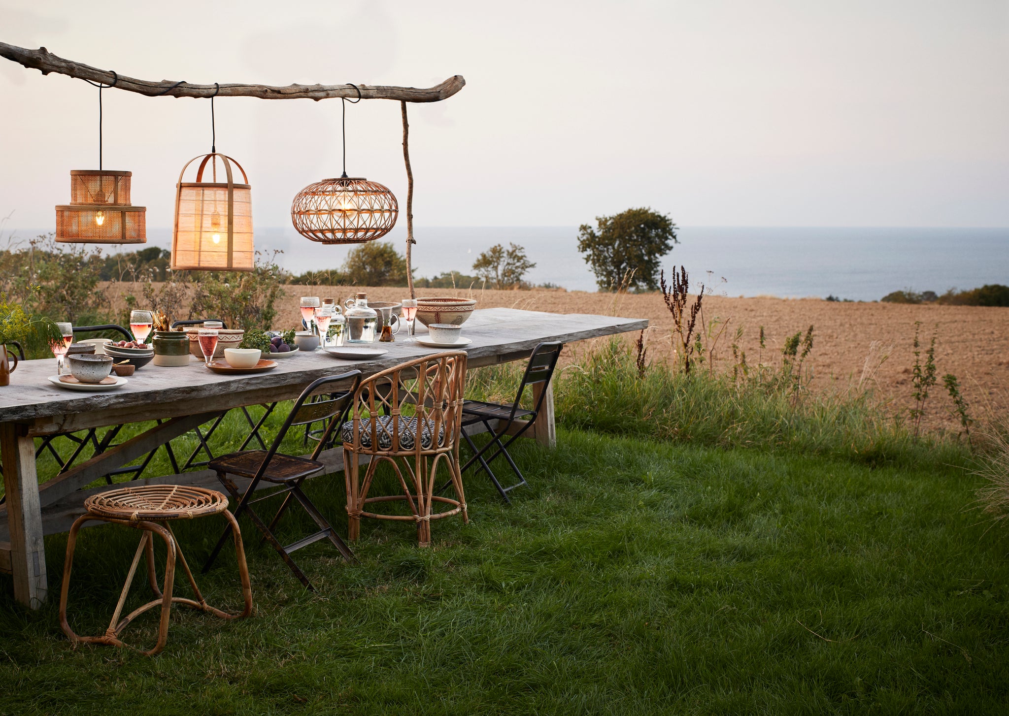 Bouteille en verre transparent grande contenance bouchon liege