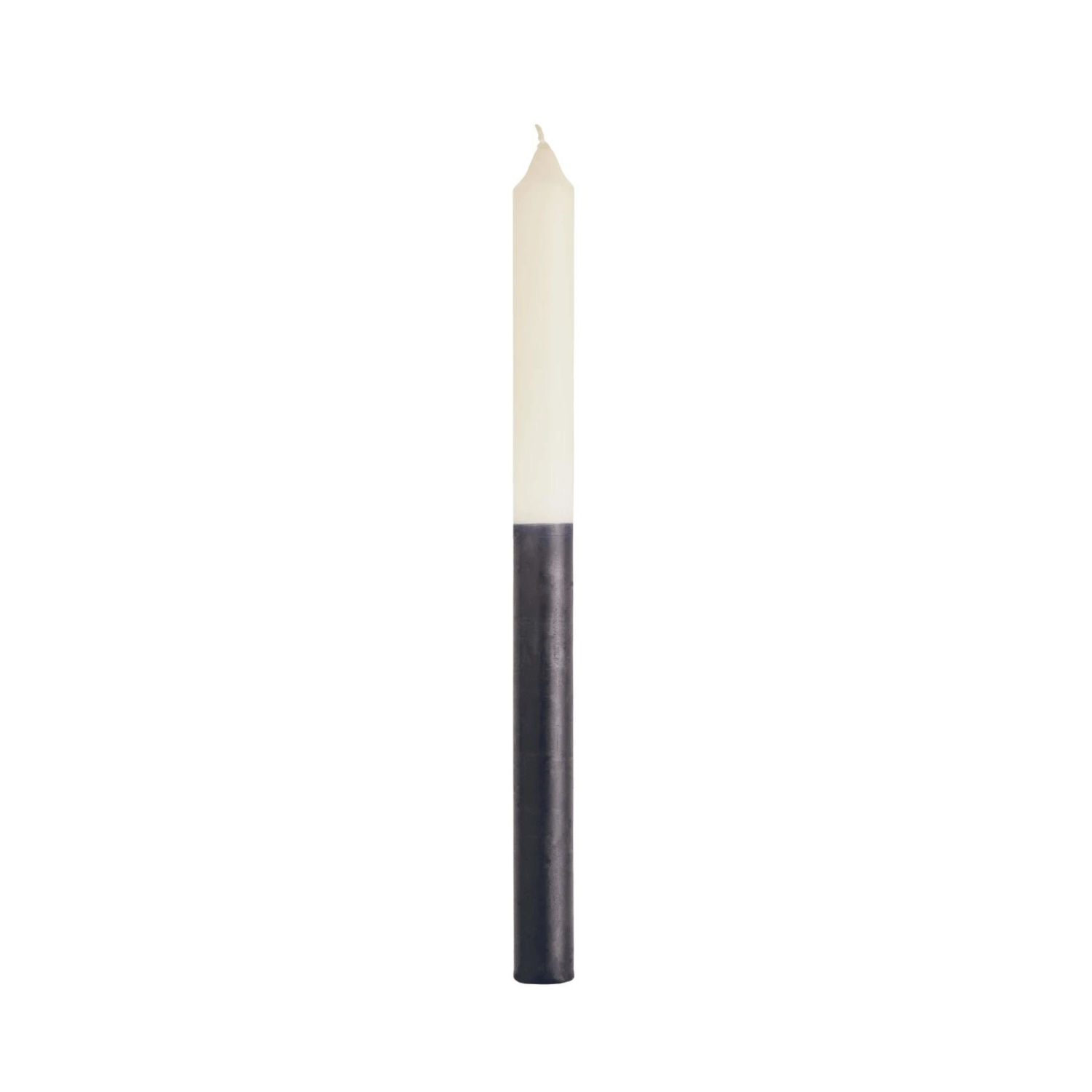 Bougie ivoire et noire
