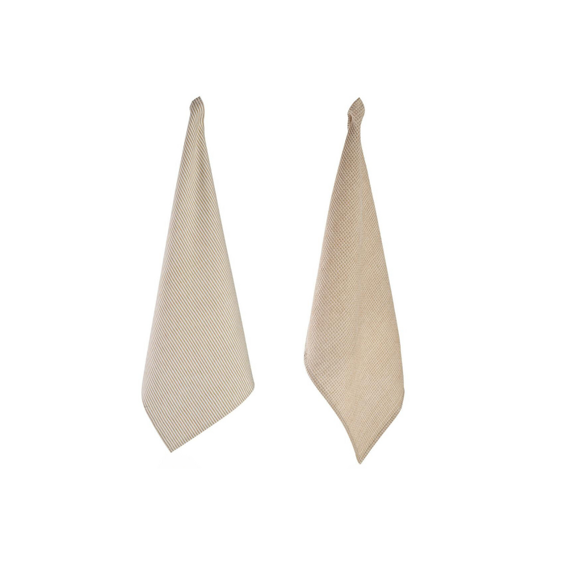Lot torchons beige