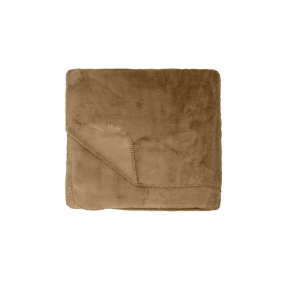 Couvre-lit / Maxi Plaid ultra doux I Camel
