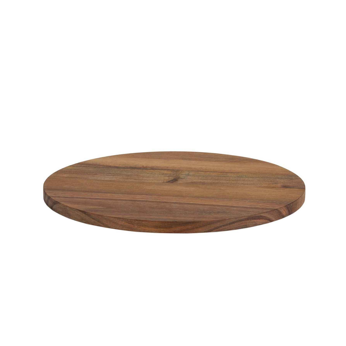 Plateau rotatif en bois acacia fonce