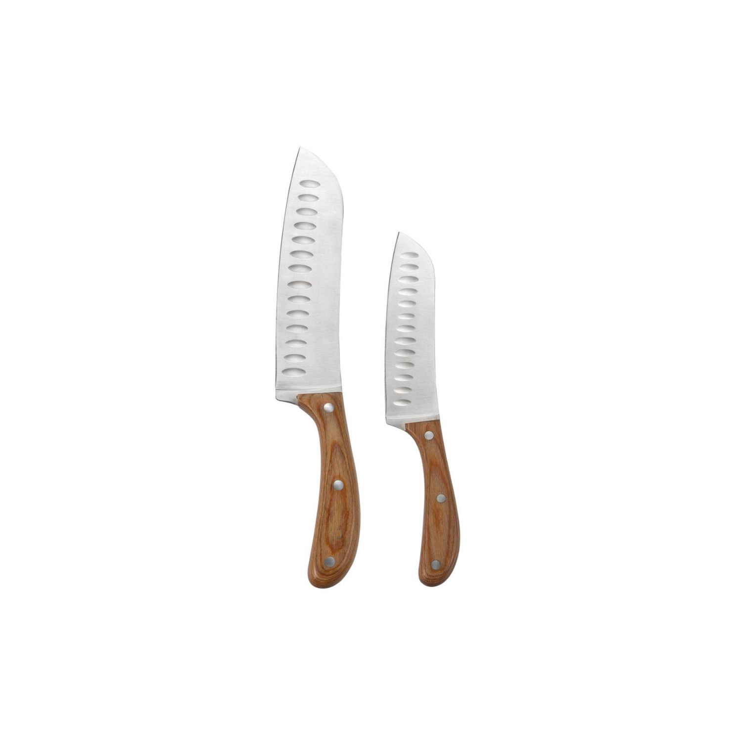 couteaux de type santoku en acier inoxydable