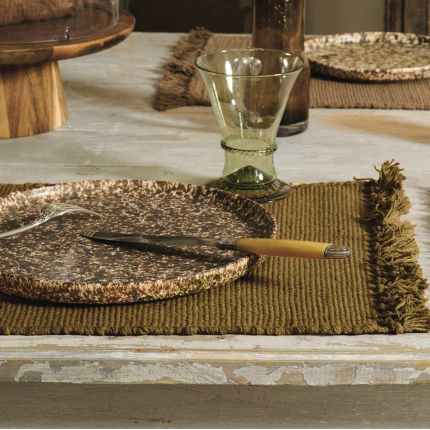 set_de_table_coton_camel