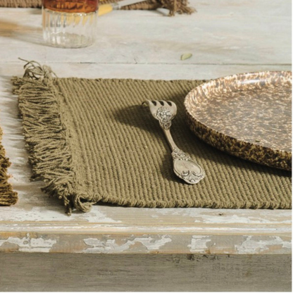 set_de_table_coton_kaki