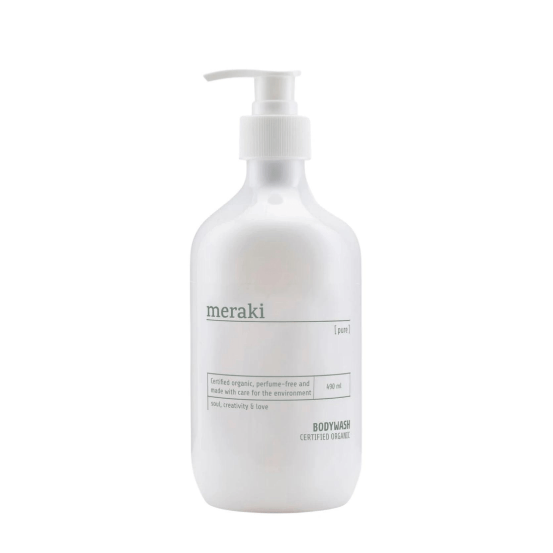 Gel douche pure doux efficace sans odeur meraki