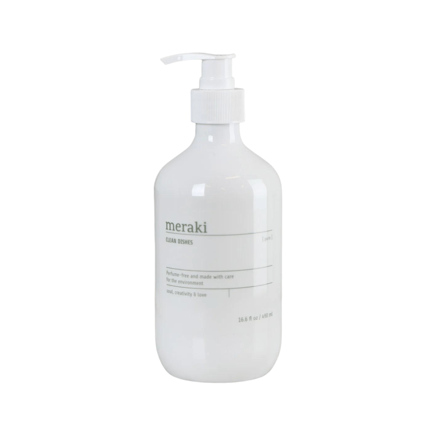 Liquide vaisselle pure doux efficace sans odeur meraki
