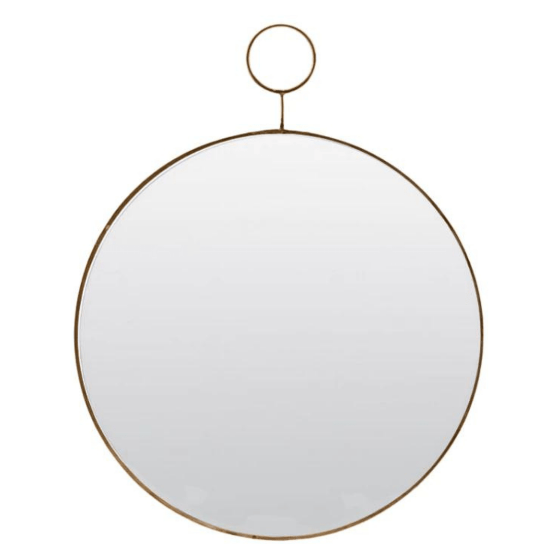 Miroir rond loop elegant et raffine en laiton Society of lifestyle