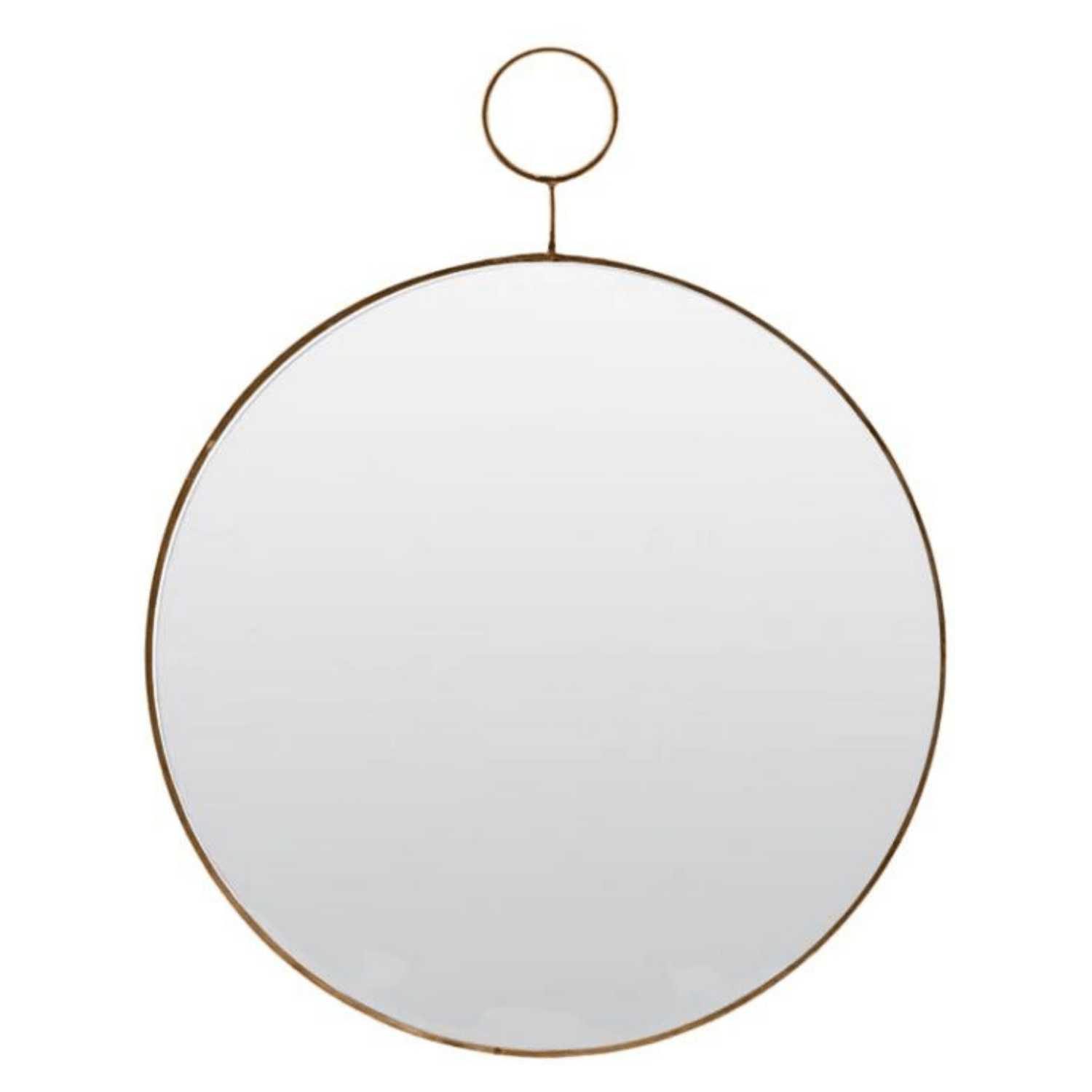Miroir rond loop elegant et raffine en laiton Society of lifestyle 
