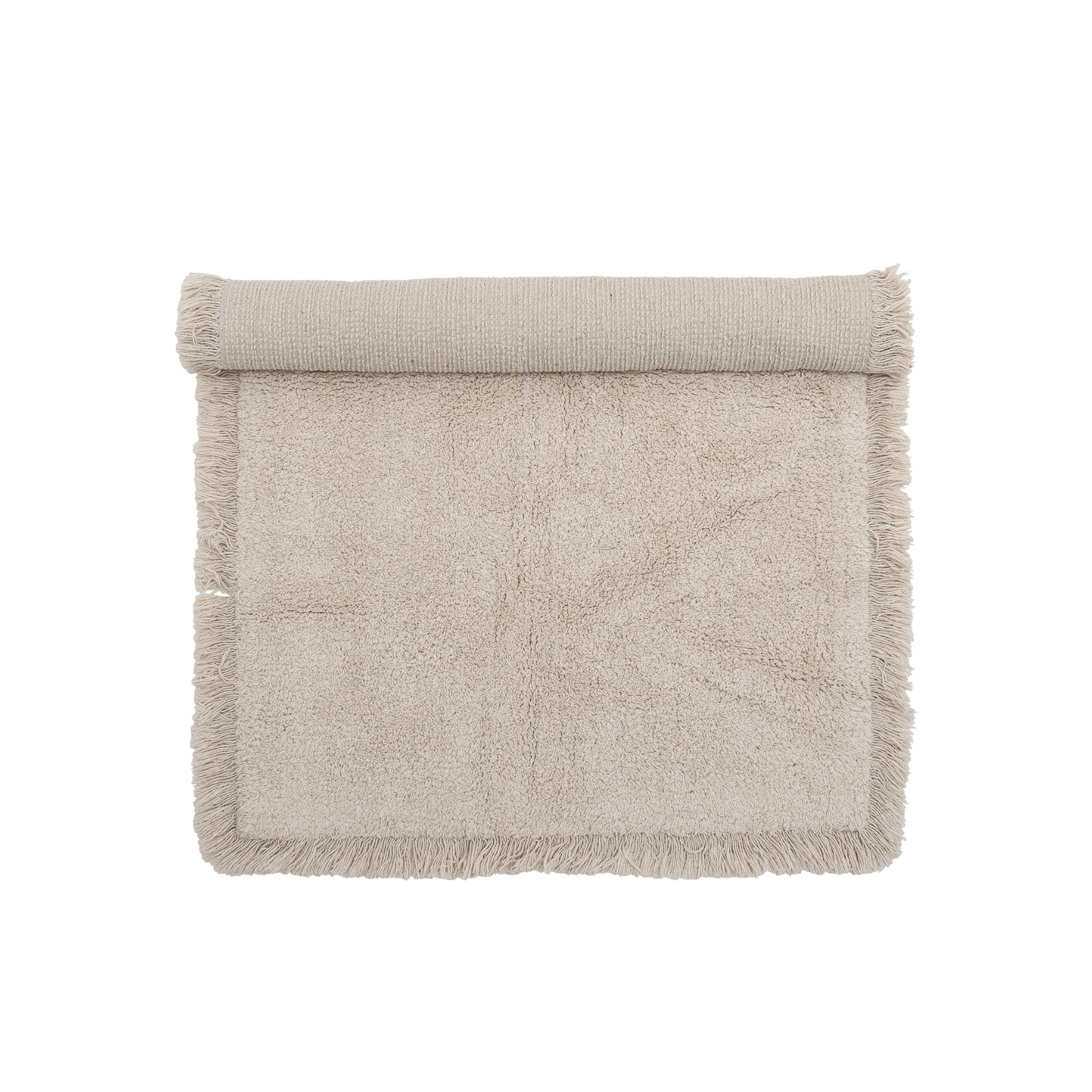 Alobo-Tapis-Nature-Coton-Beige-Franges-Bloomingville