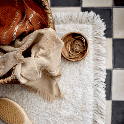 Alobo-Tapis-Nature-Coton-Beige-Franges-Bloomingville