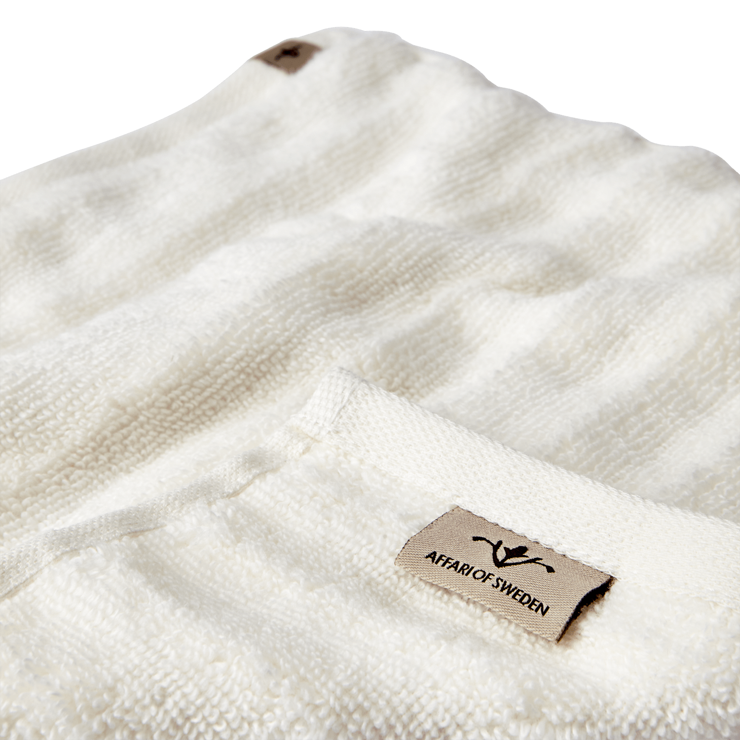 serviette de bain 100x50cm couleur ivoire affari of sweden